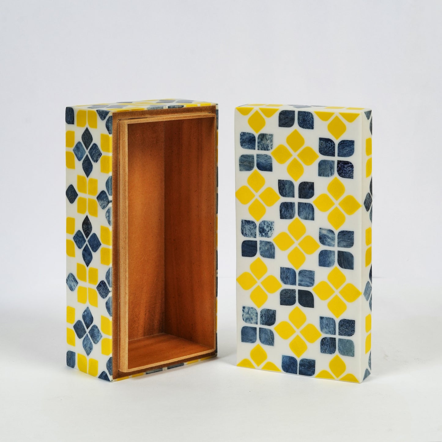 Marigold Mosaic Bone Inlay Storage Box