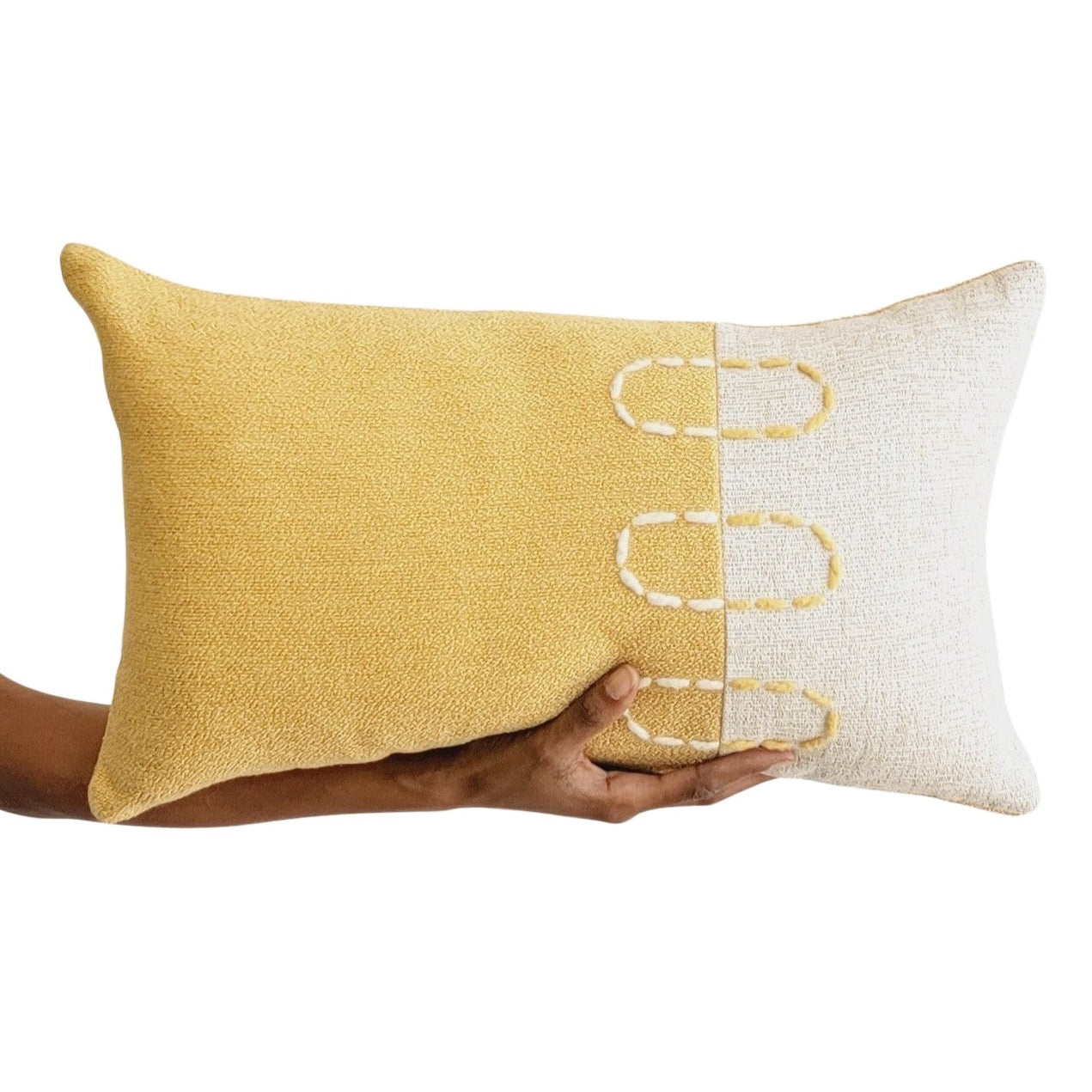 Landscapes Block Throw Pillow