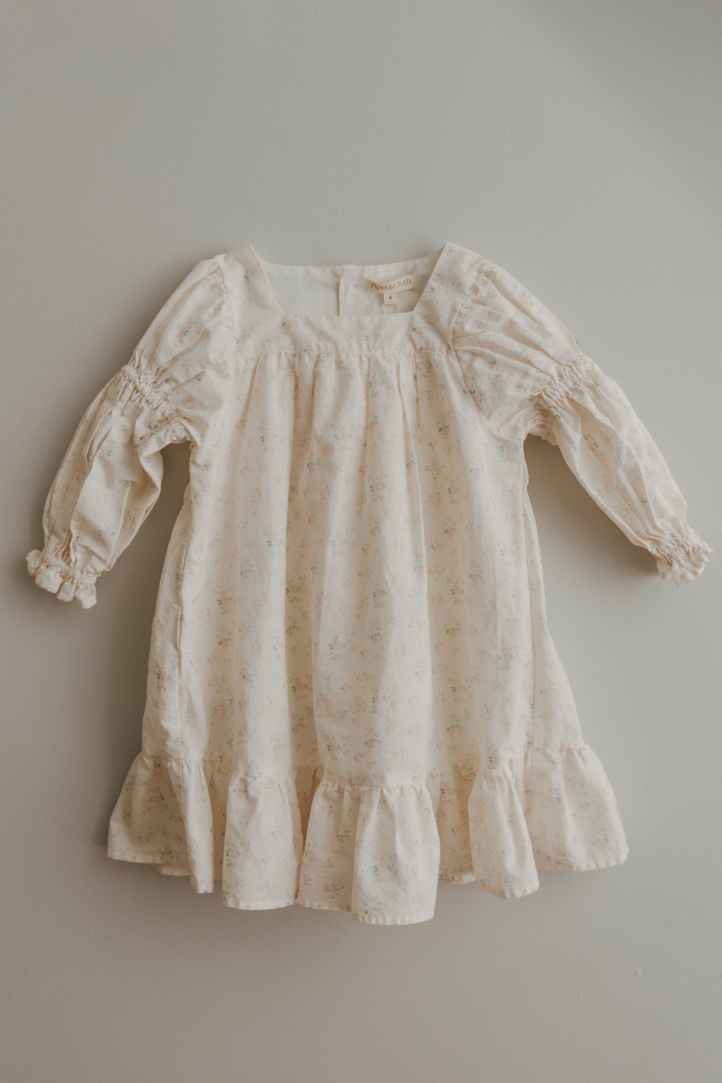 Fiona Dress - Apricot Bloom