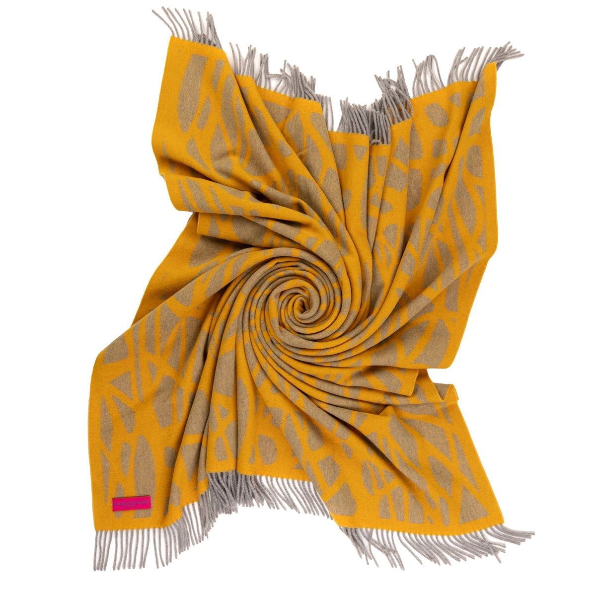 Southampton Home Monarch Merino Fleece Throw - Gold