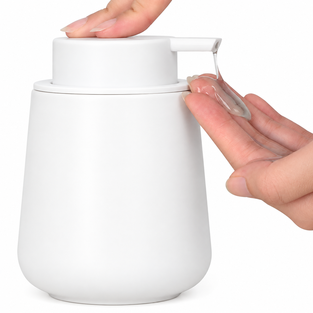 BosilunLife Rubber Paint Liquid Soap Dispenser Recycled RebornClay™ 12 oz