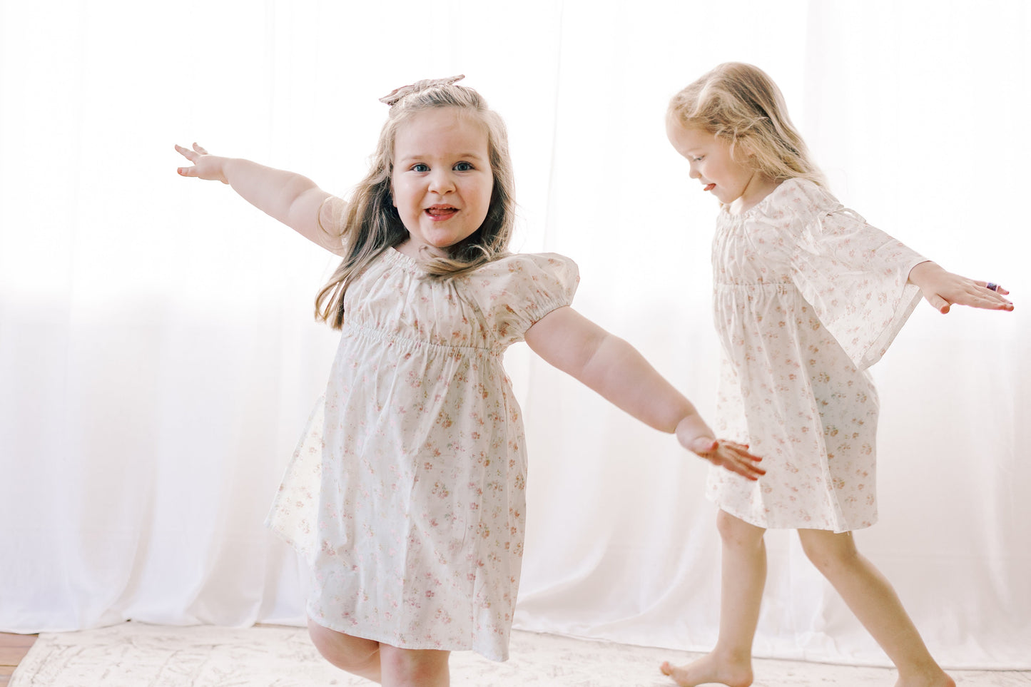 Kennedi Dress- Spring Petal| Short Sleeve