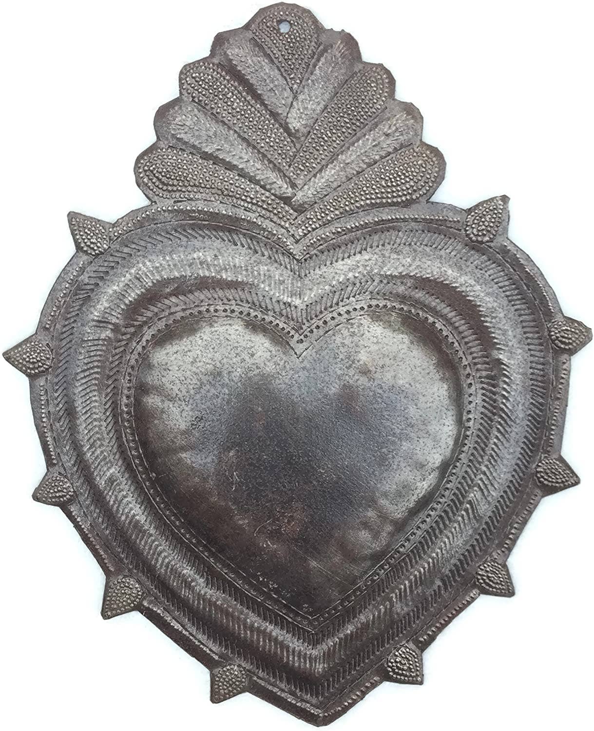 Heart, Inspirational Wall Decor, Handmade Haiti 7. 25" x 9"