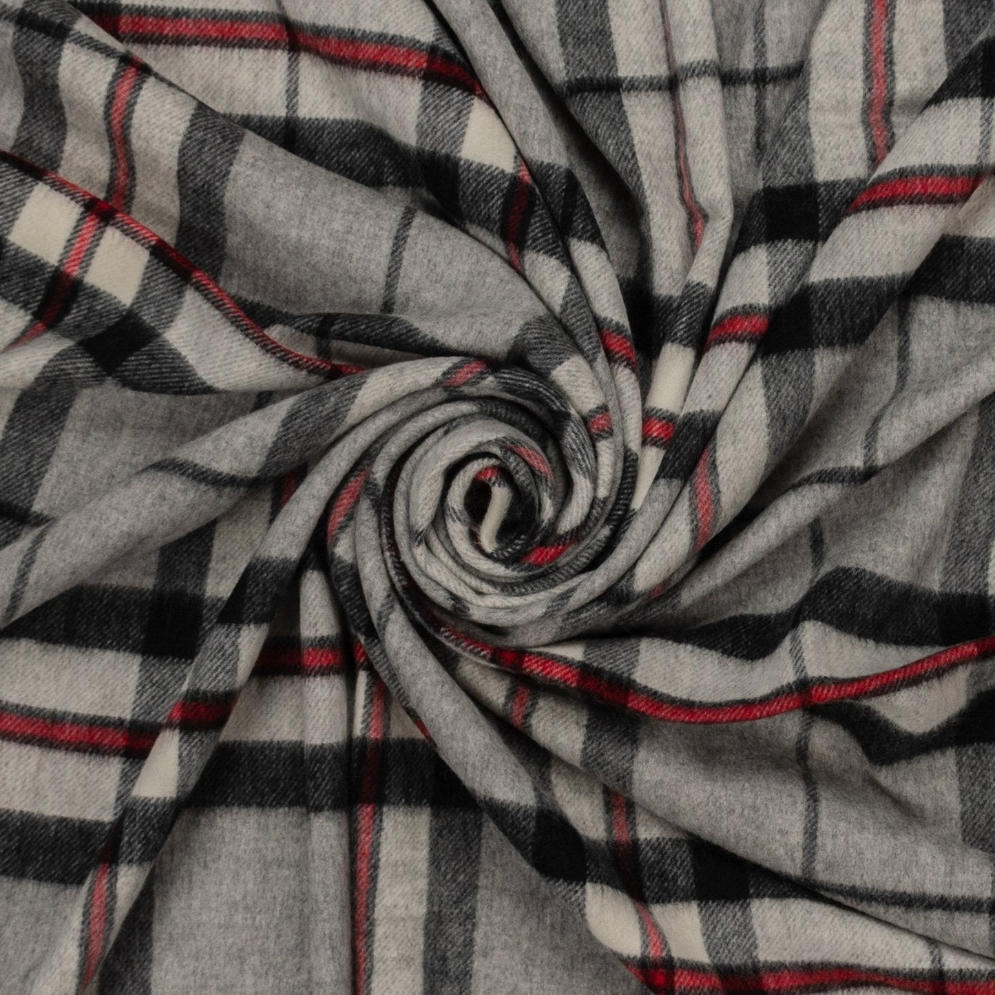 Prince of Scots Merino Wool Throw - Grey Thompson