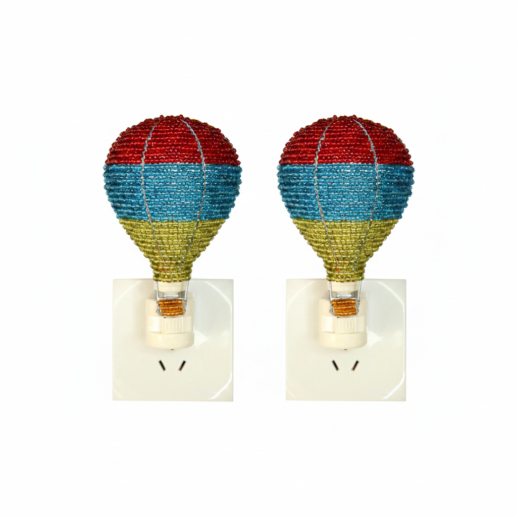 Night Light, Hot Air Balloon (Set of 2)