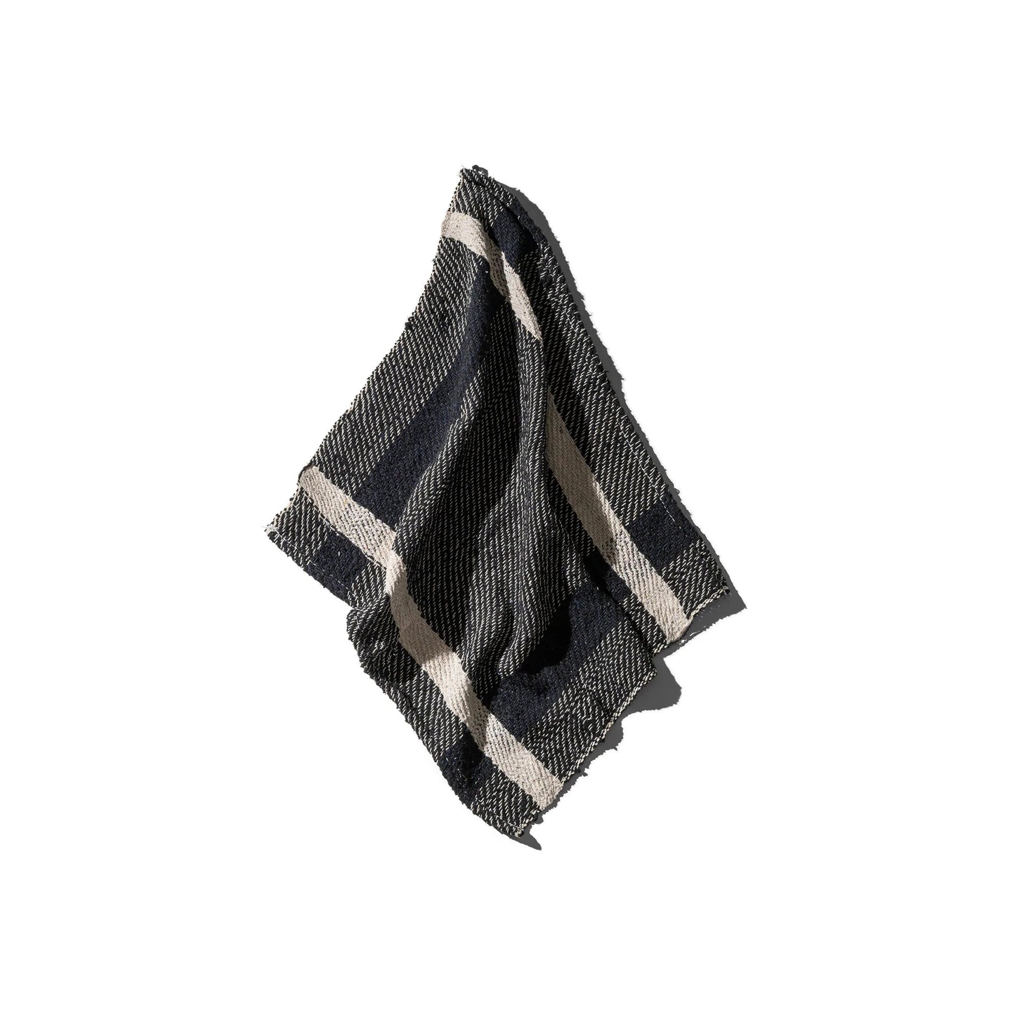 India Kitchen Towel - Black Check