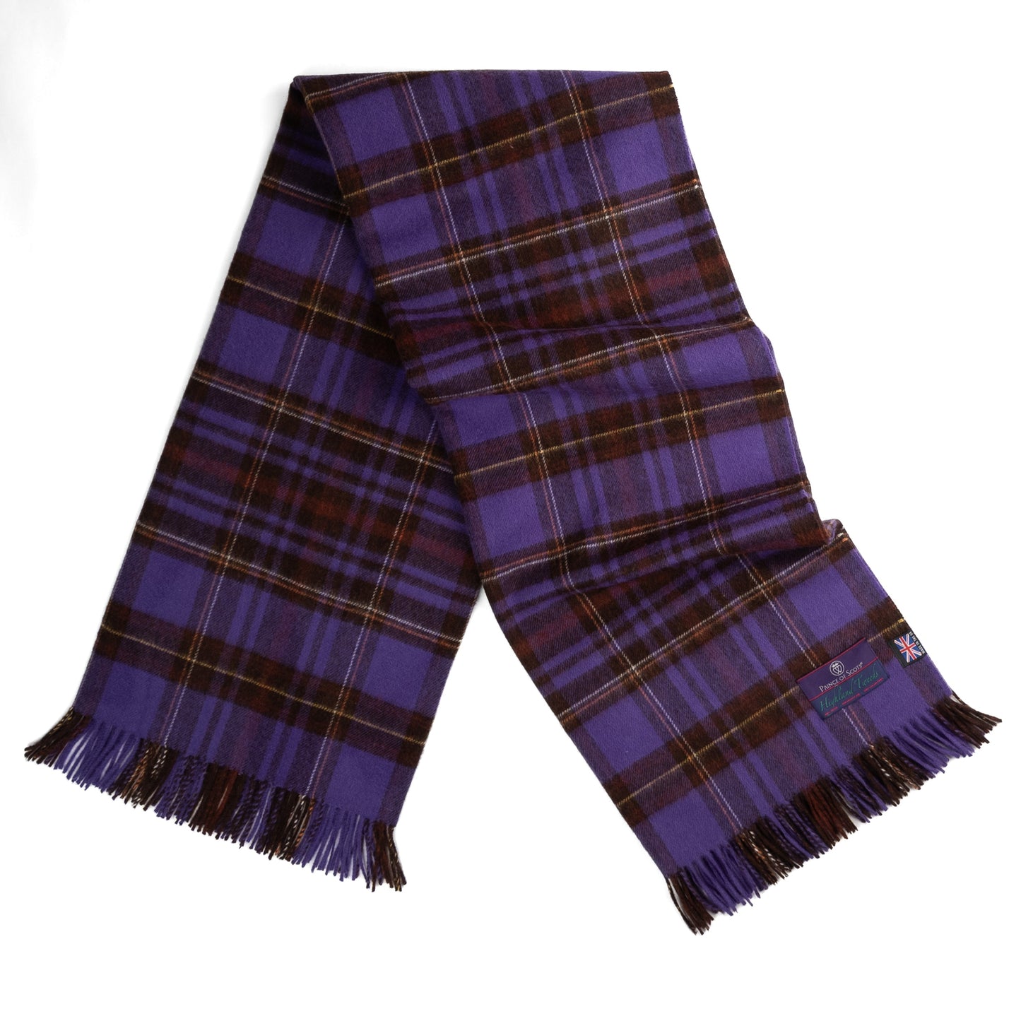 Prince of Scots Merino Wool Throw - Equestrian Tartan