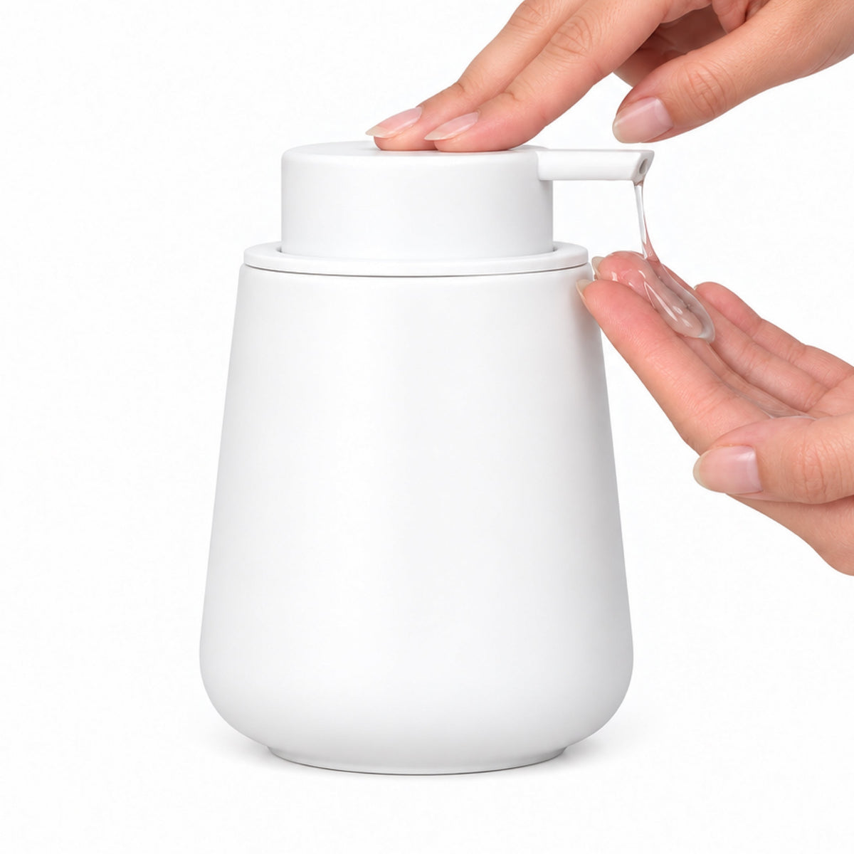 BosilunLife Rubber Paint Liquid Soap Dispenser Recycled RebornClay™ 12 oz