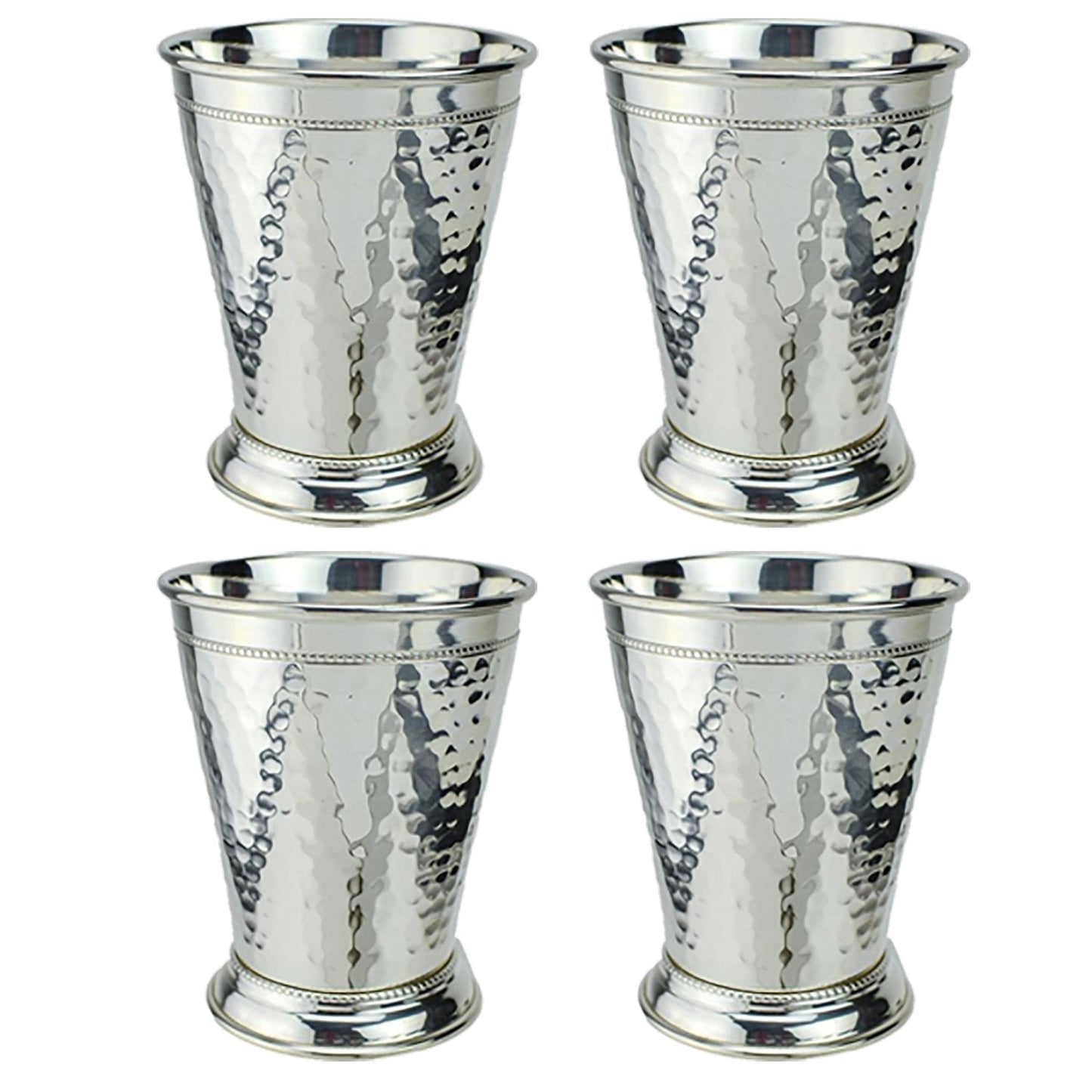 S/4 Hammered Silver Julep Cup
