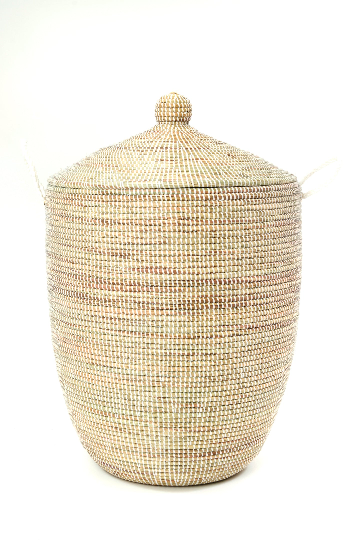 S/3 Solid White Hampers