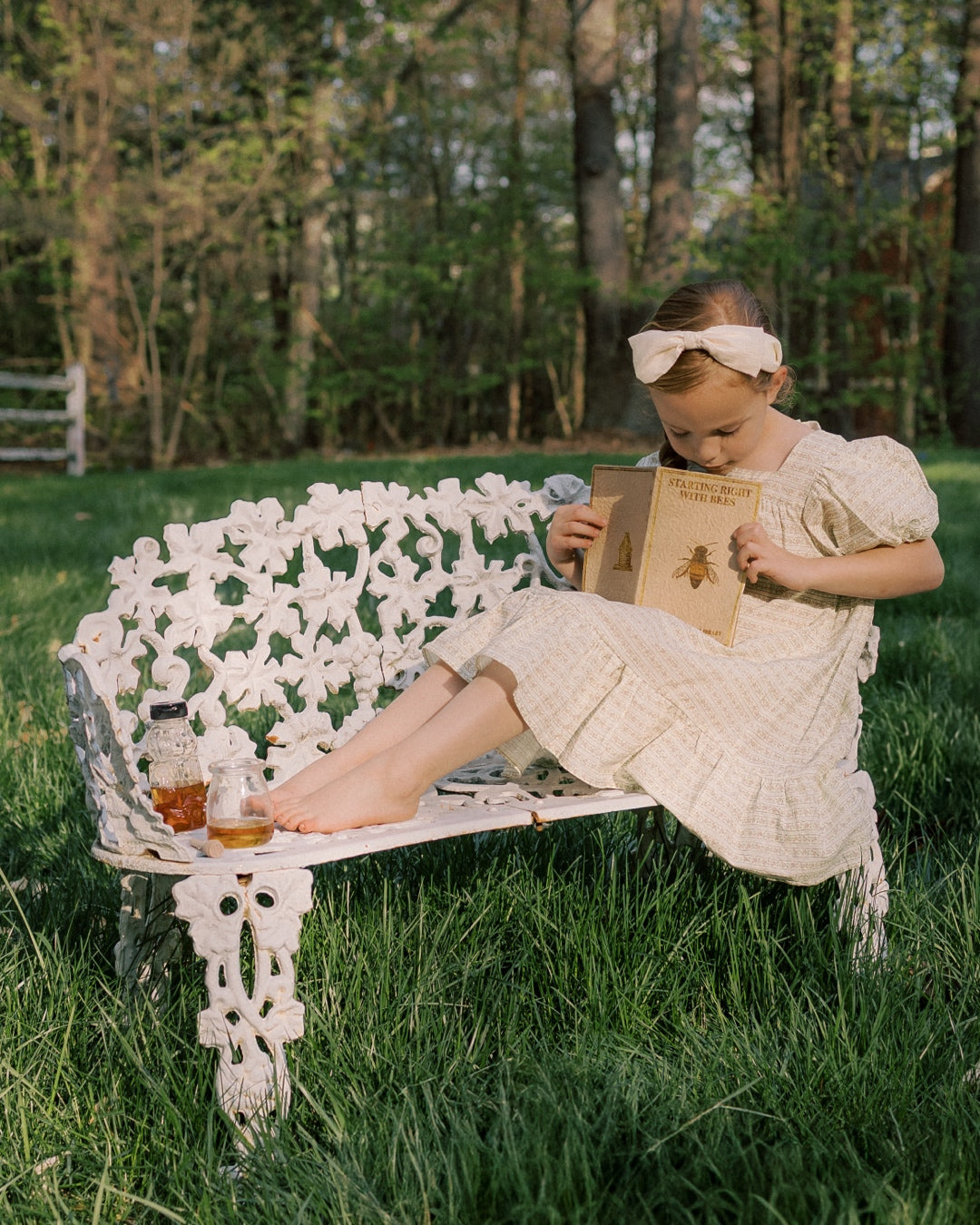 Weekend Dress  Blush Vine Stripe