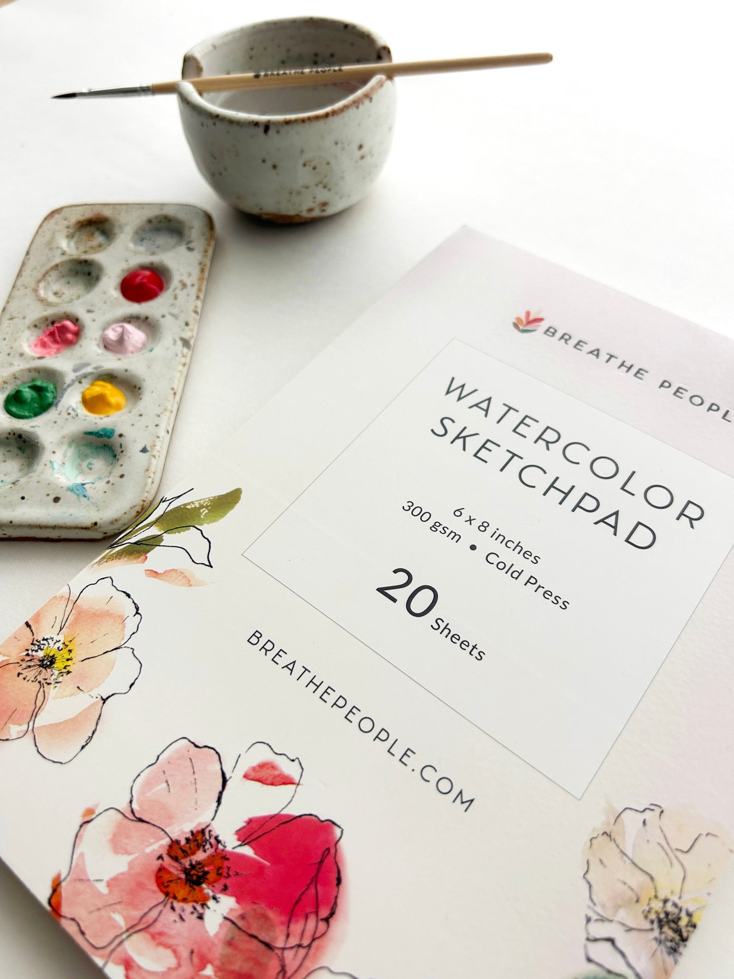 Watercolor Sketch Pad for Slow, Intuitive Painting & Creative Reset