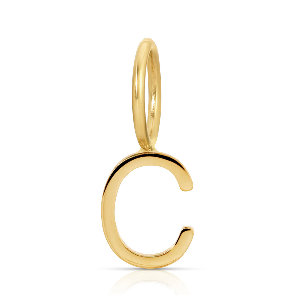 Gold Letter Charm