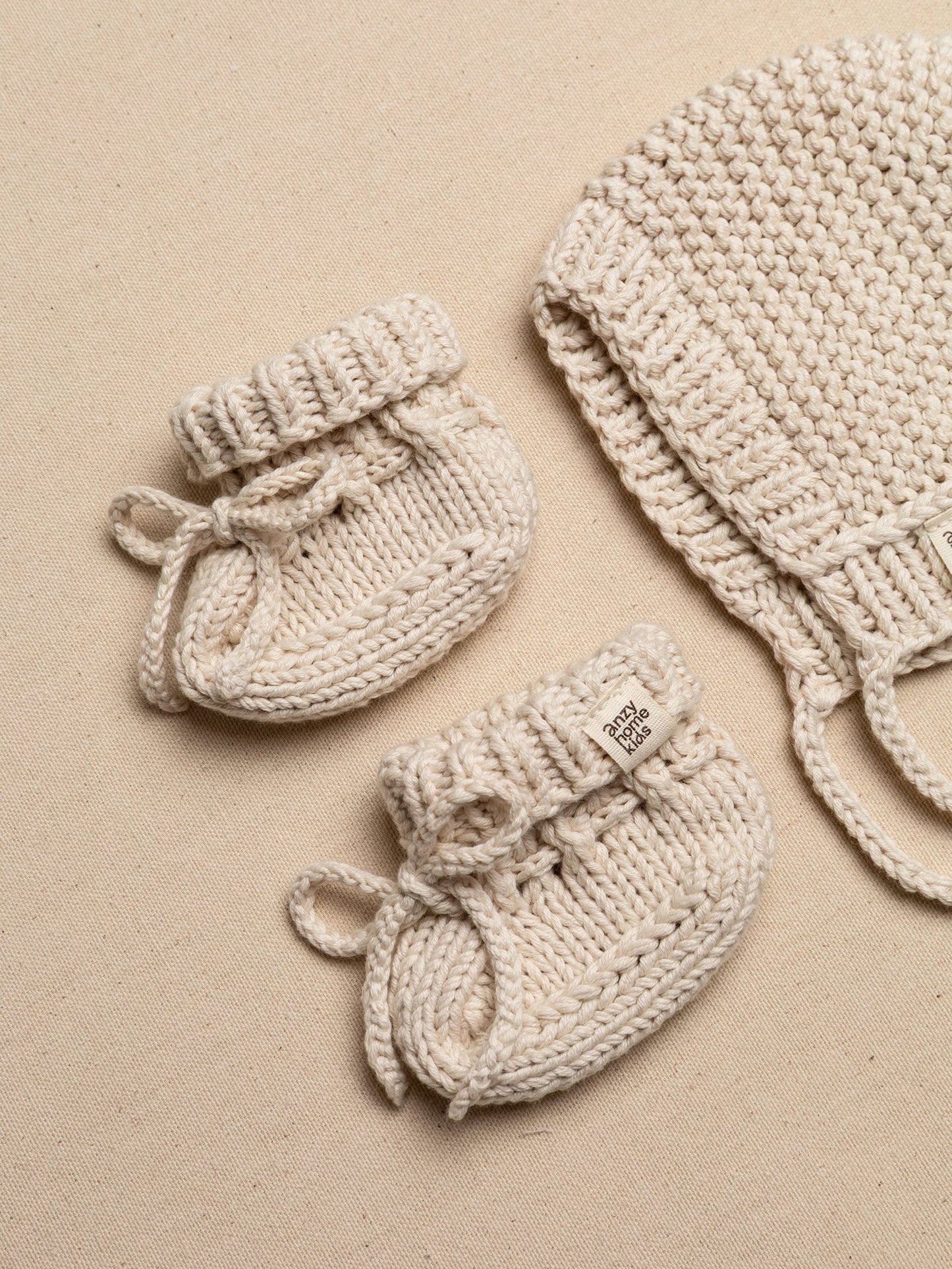 Bonnet & Booties Set Boho
