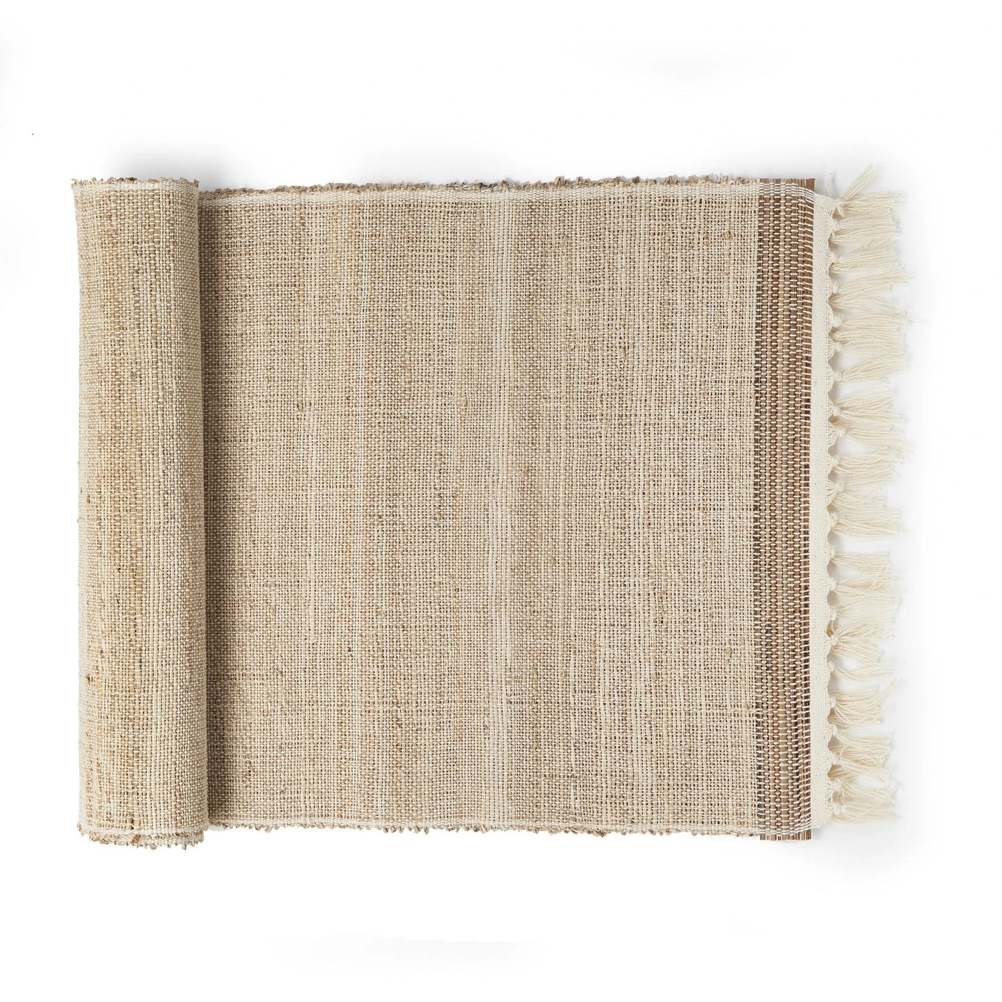 Handwoven Banana Fiber Table Runner | 72″ × 13″ | Fair Trade | TABLE CLASSICS