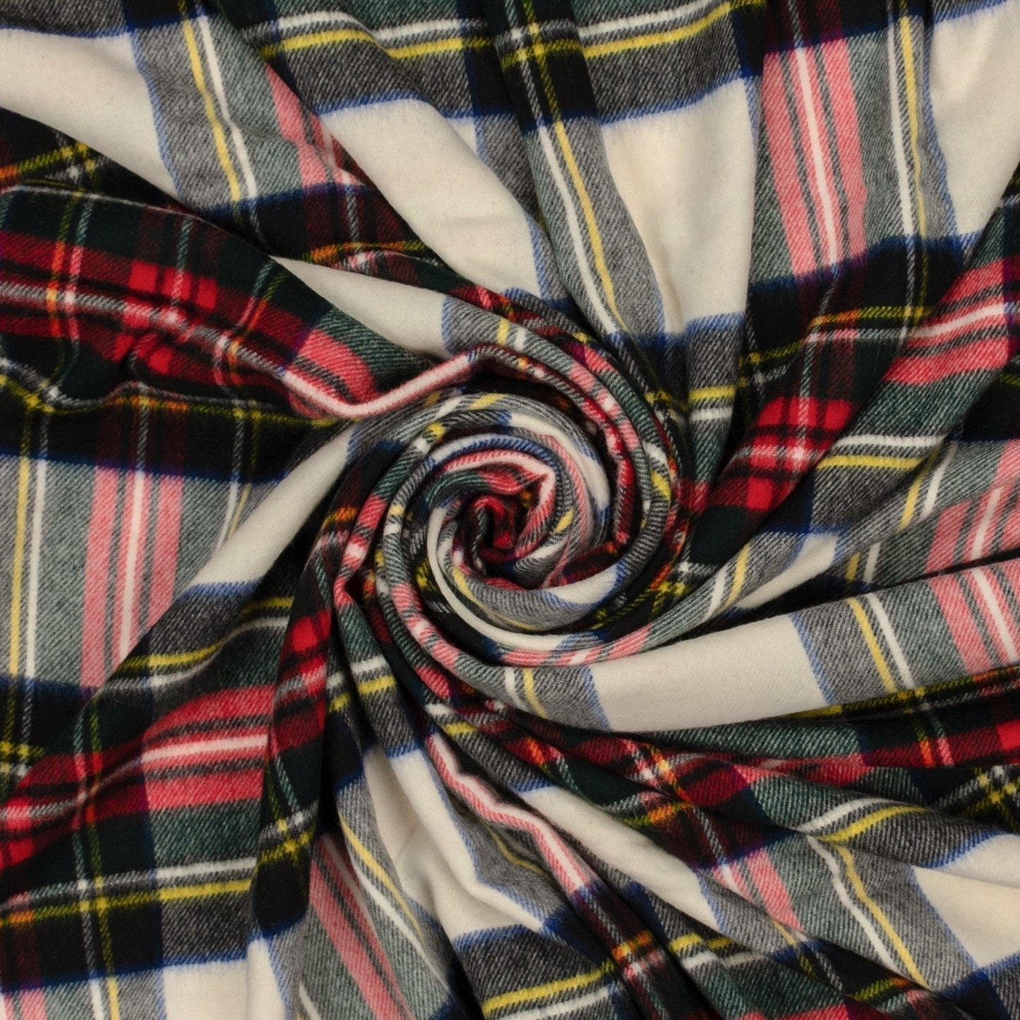 Highland Tartan Tweed Merino Wool Throw - Dress Stewart