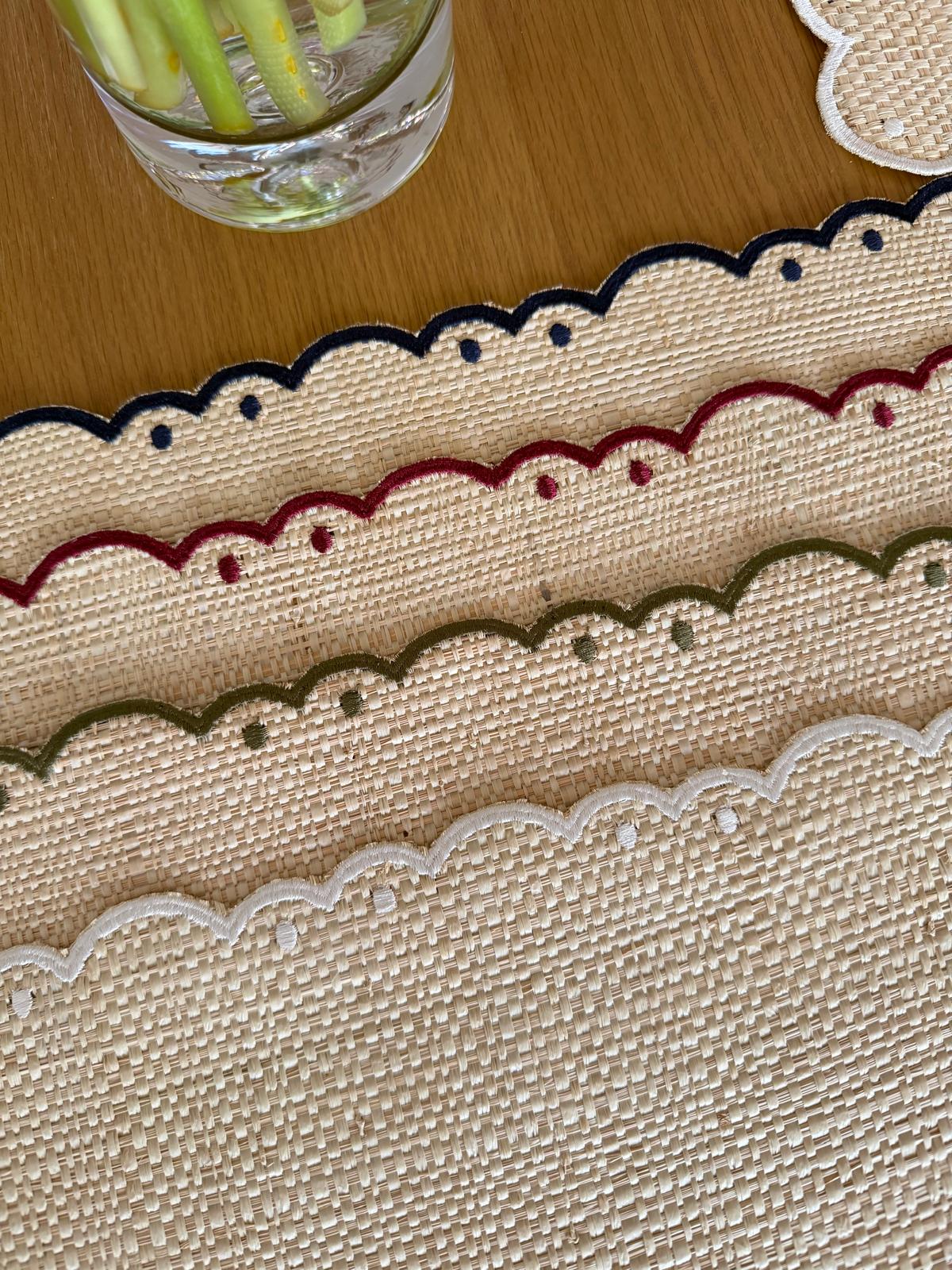 Square Polka Dot Buriti Placemat