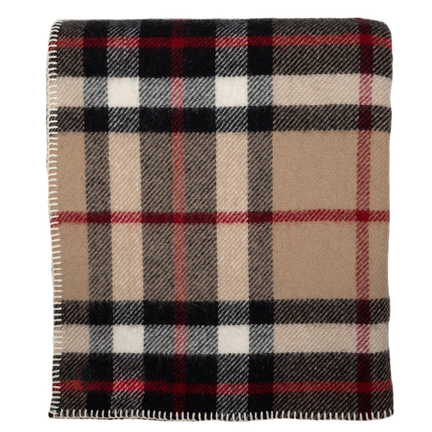 Highland Tweeds Big Throw - Camel Thompson