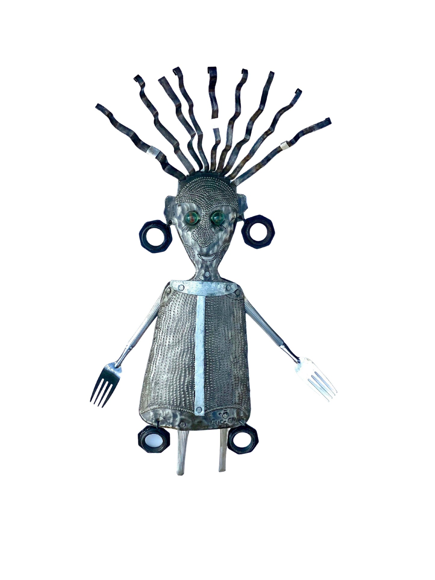 Metal Wall Hanging Pasquel Kitchen Saint  14" x 22"
