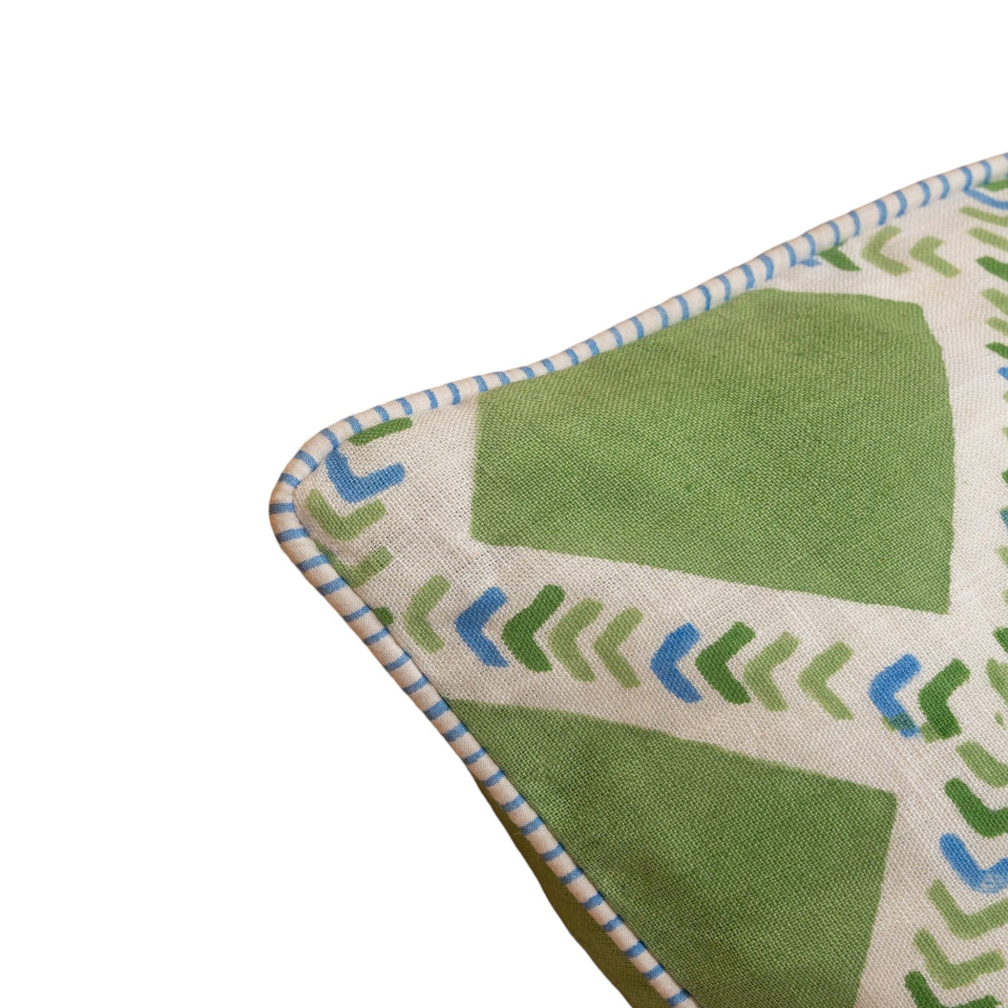 Mithya Linen Pillow Cover - Green