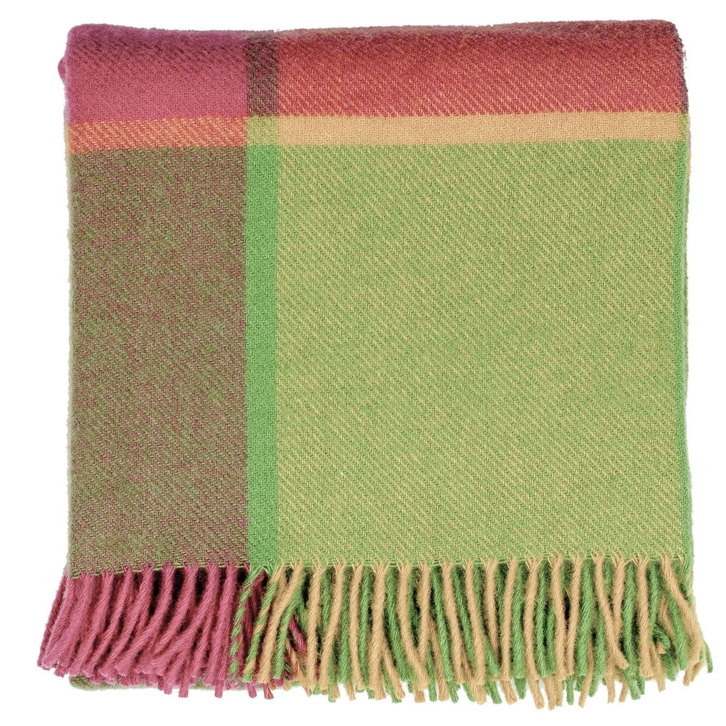 Prince of Scots  Highland Tweed Large Plaid Pure New Wool Throw ~ Palm Springs ~