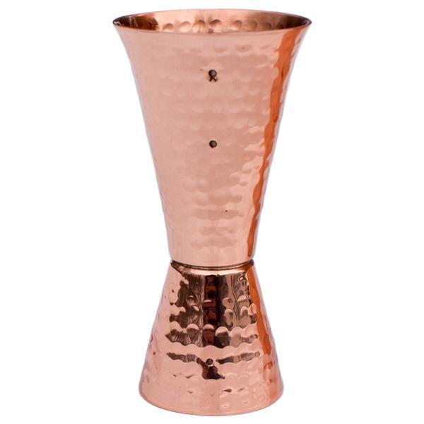 Hammered Solid Copper Cocktail Shaker Set