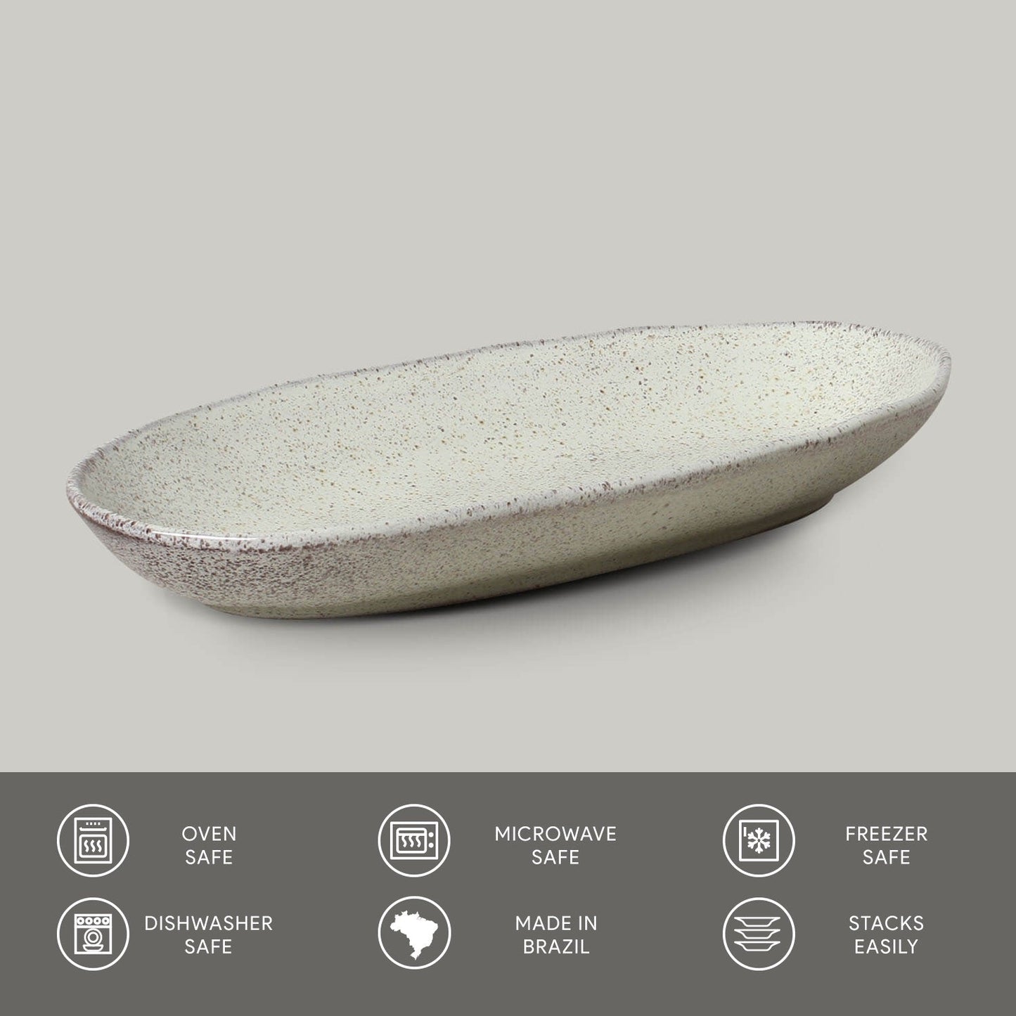 Deep Oval Platter Set of 4