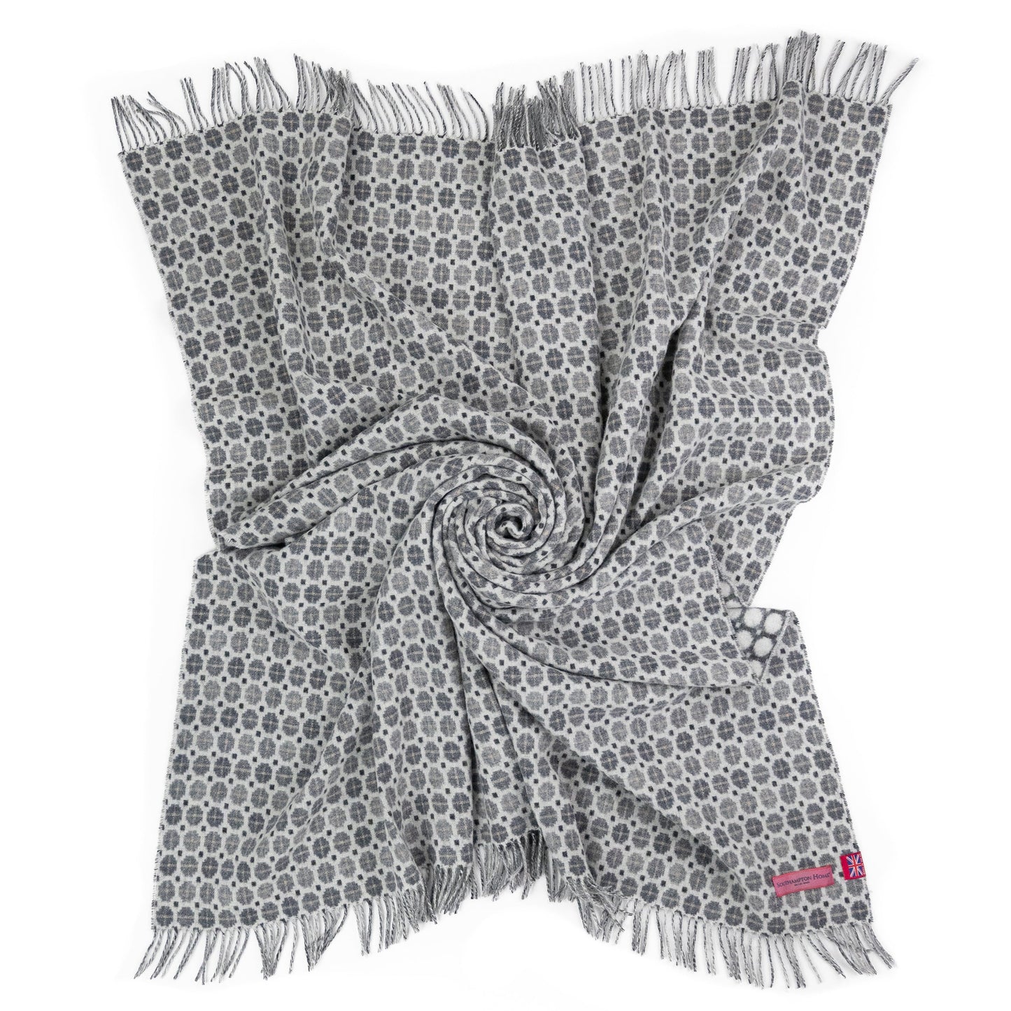 Southampton Home Merino Wool Medallion - Grey