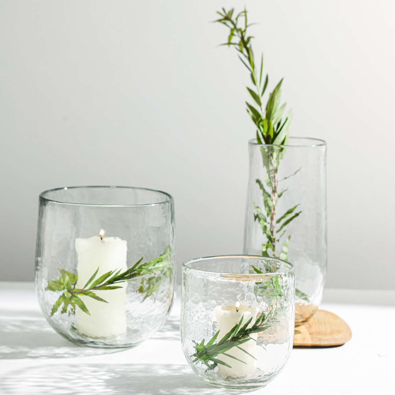 Pebbled Bouquet Vase