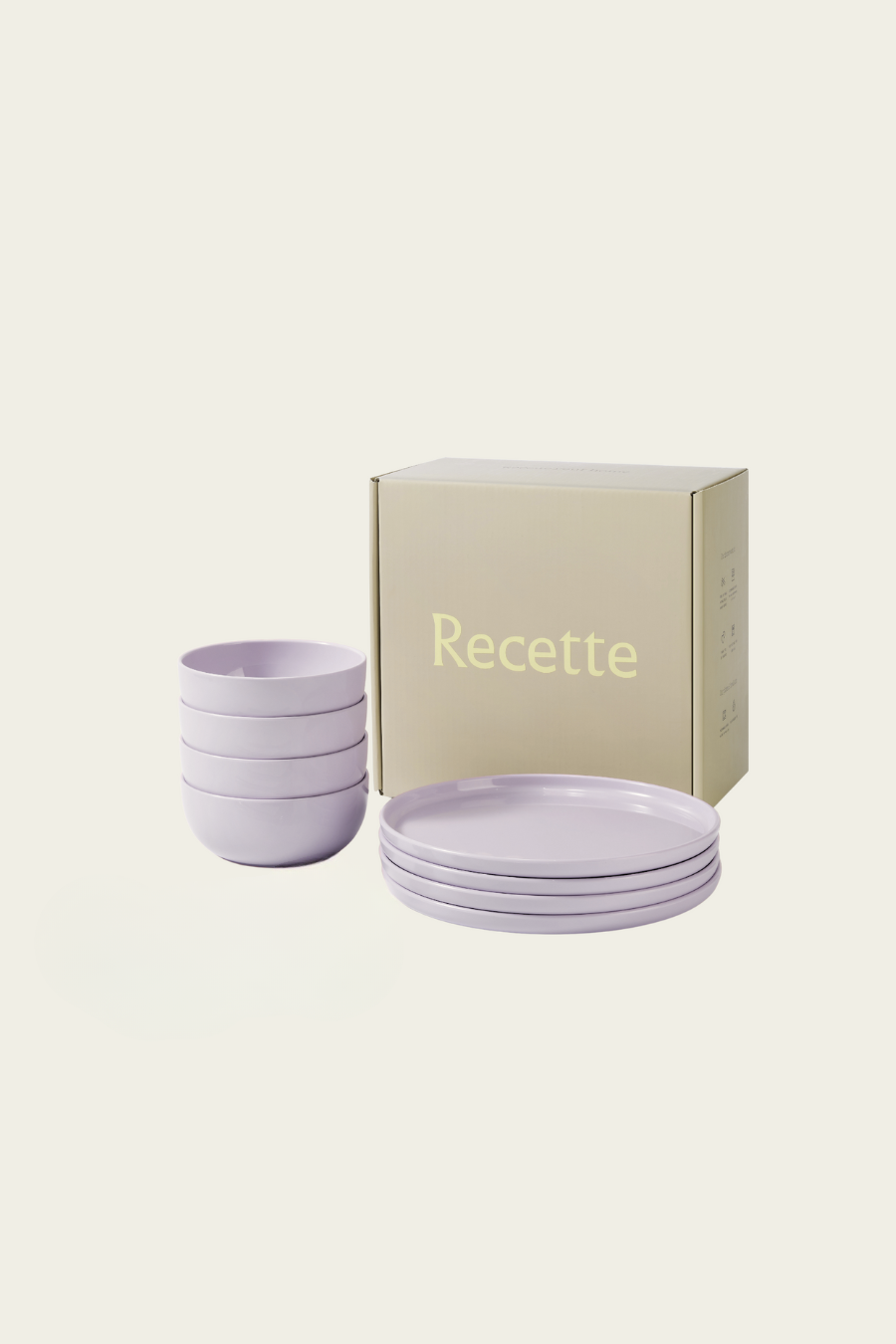 Plate and Bowl Set | Gray