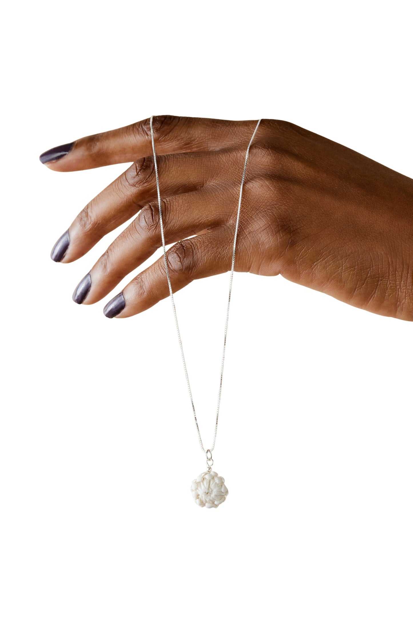 Protea Hand Sculpted Floral Necklace