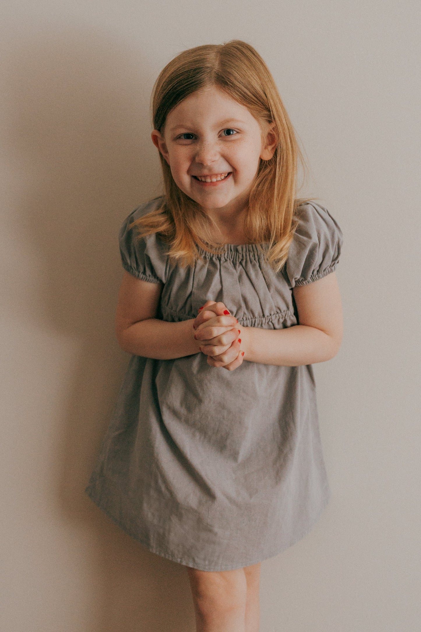 Kennedi Dress- Muted Purple| Short Sleeve
