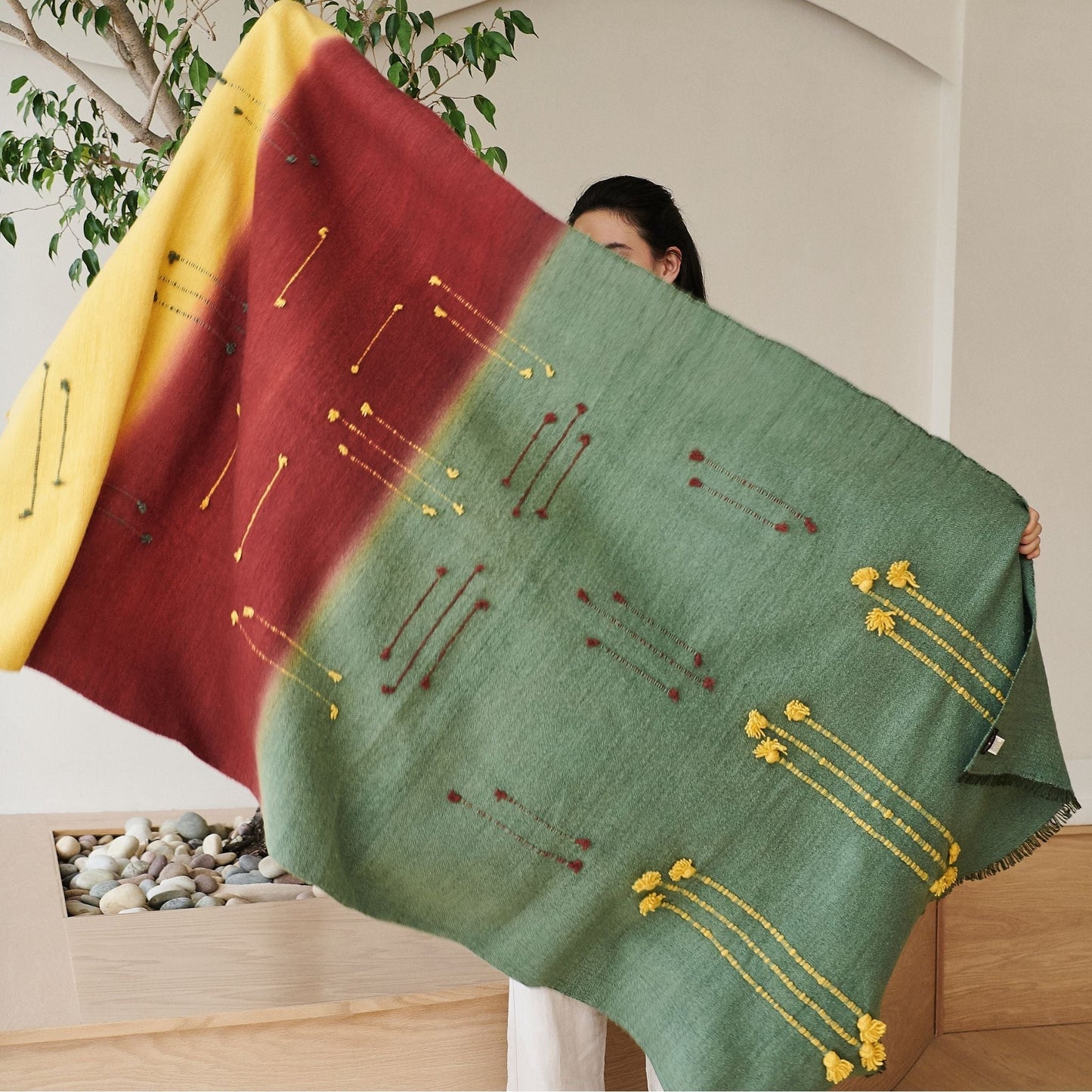 Textured Merino Throw