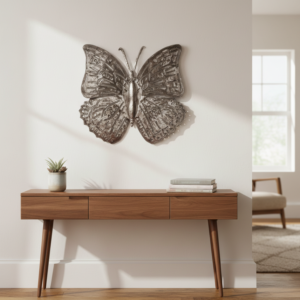 Large Sculpted Butterfly 3D