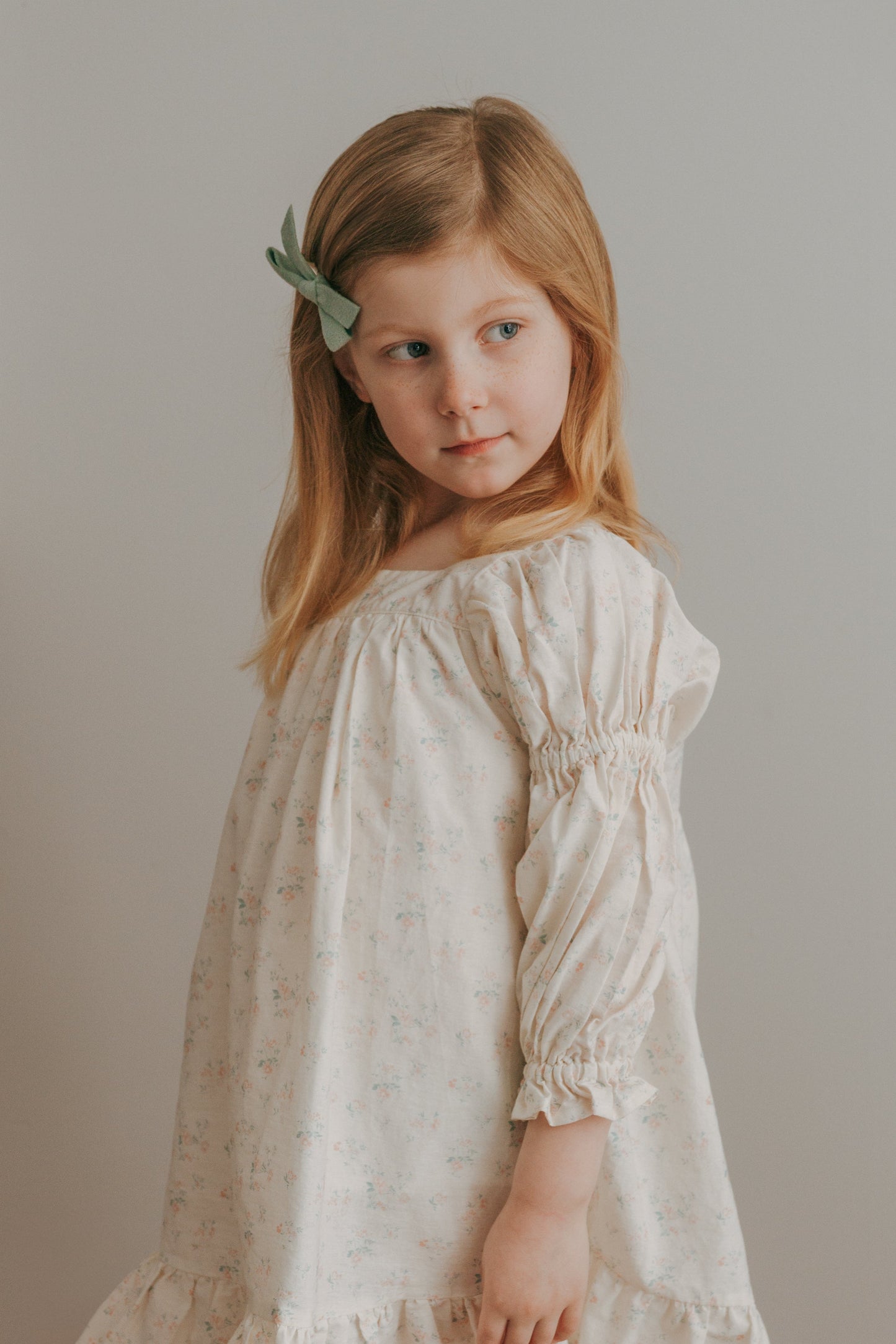 Fiona Dress - Apricot Bloom