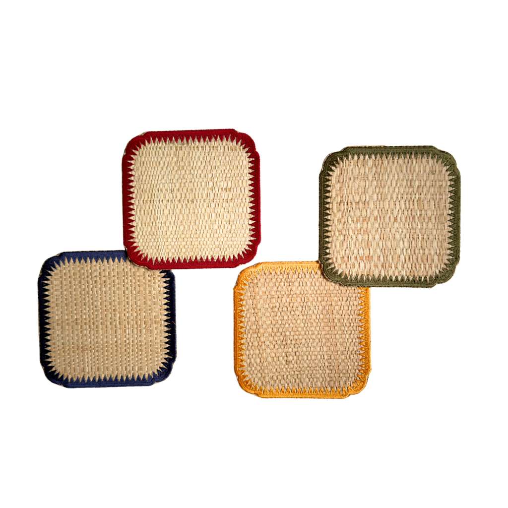 Buriti Stitch Coasters (Set of 4)