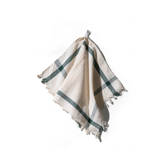 India Kitchen Towel - Green Line