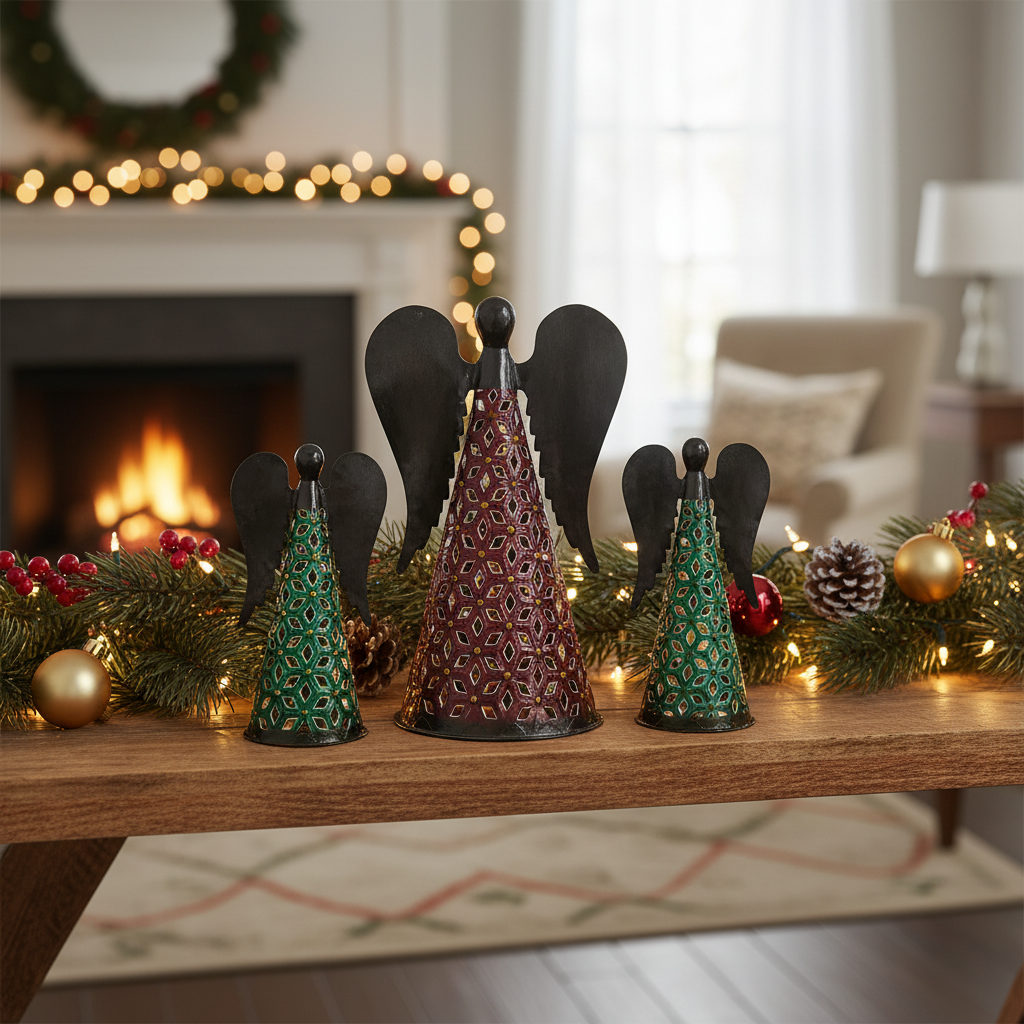 Painted Angels (Set of 3)