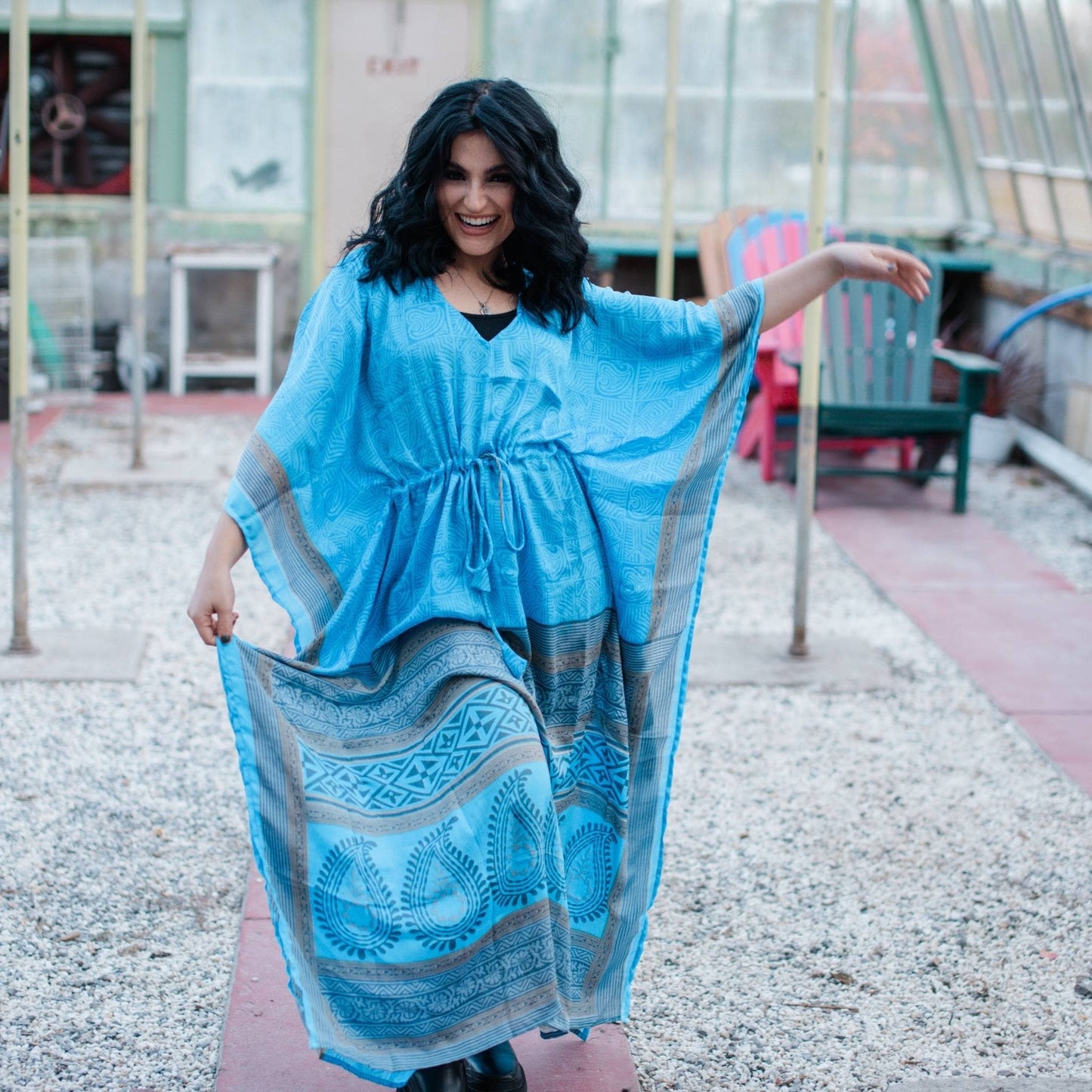 Surplus Sale Aanya Adjustable Long Kaftan Dress