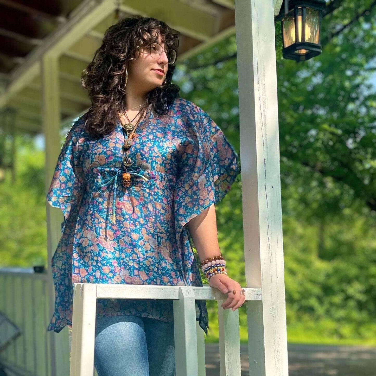 Seconds and Surplus Aanya Adjustable Short Kaftan