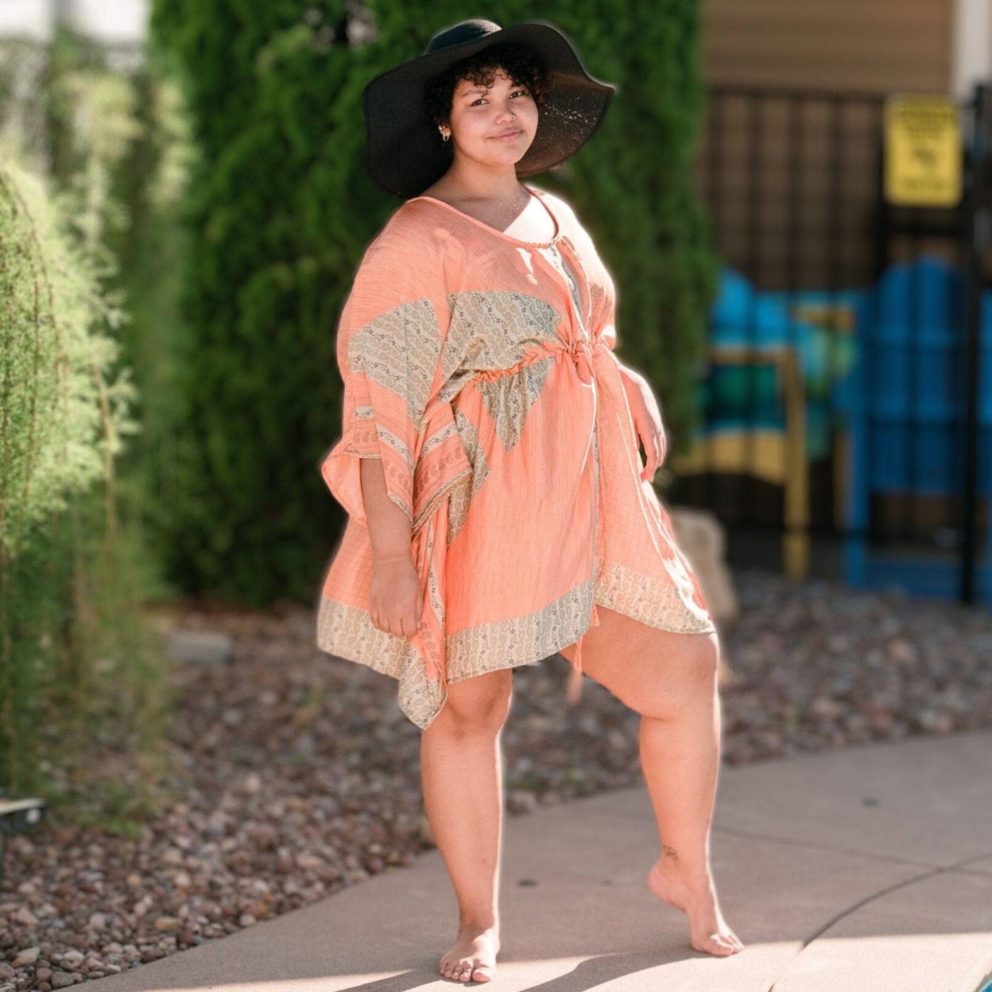 Seconds and Surplus Aanya Adjustable Short Kaftan