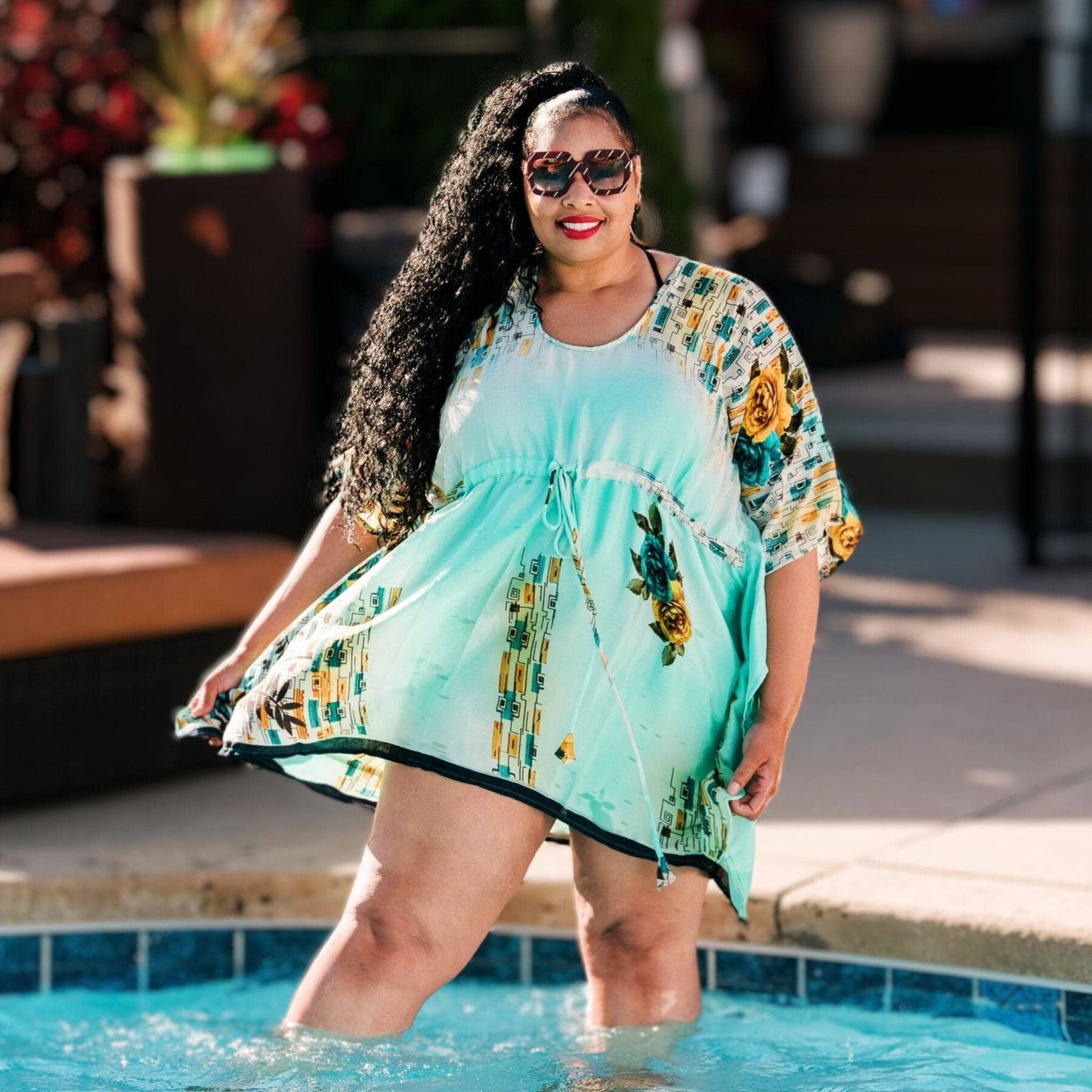 Seconds and Surplus Aanya Adjustable Short Kaftan