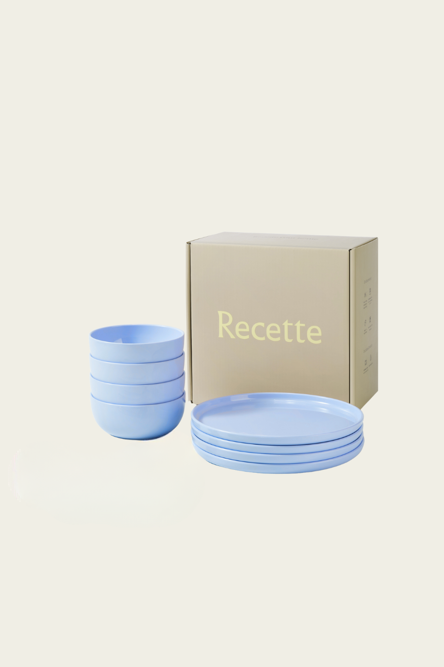 Plate and Bowl Set | Blue