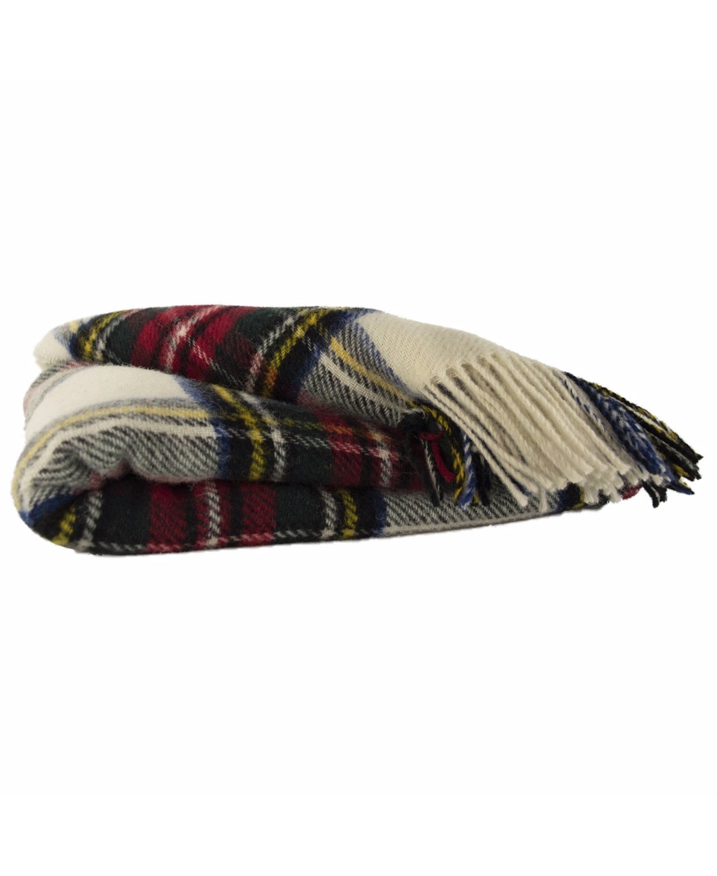 Highland Tartan Tweed Pure 100% Wool Throw ~ Dress Stewart ~