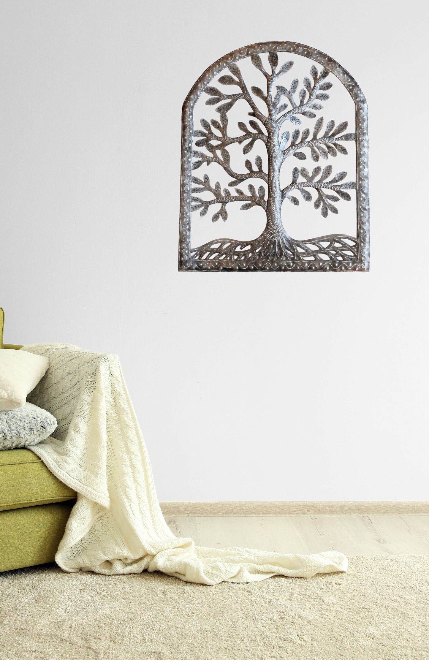Haitian Tree of Life Metal Art - Arch