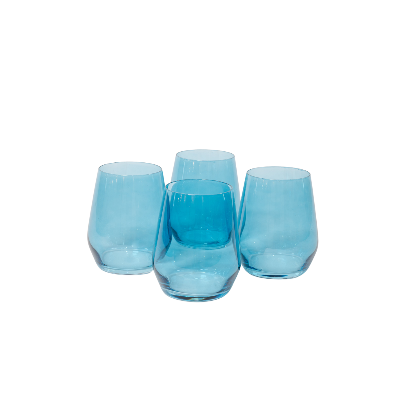 Blue Lagoon - Colored Wine Glass
