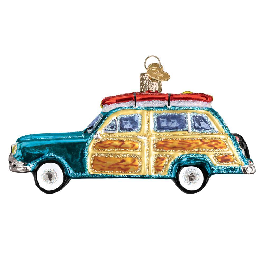 Vintage Beach Wagon Ornament (Gift Boxed)