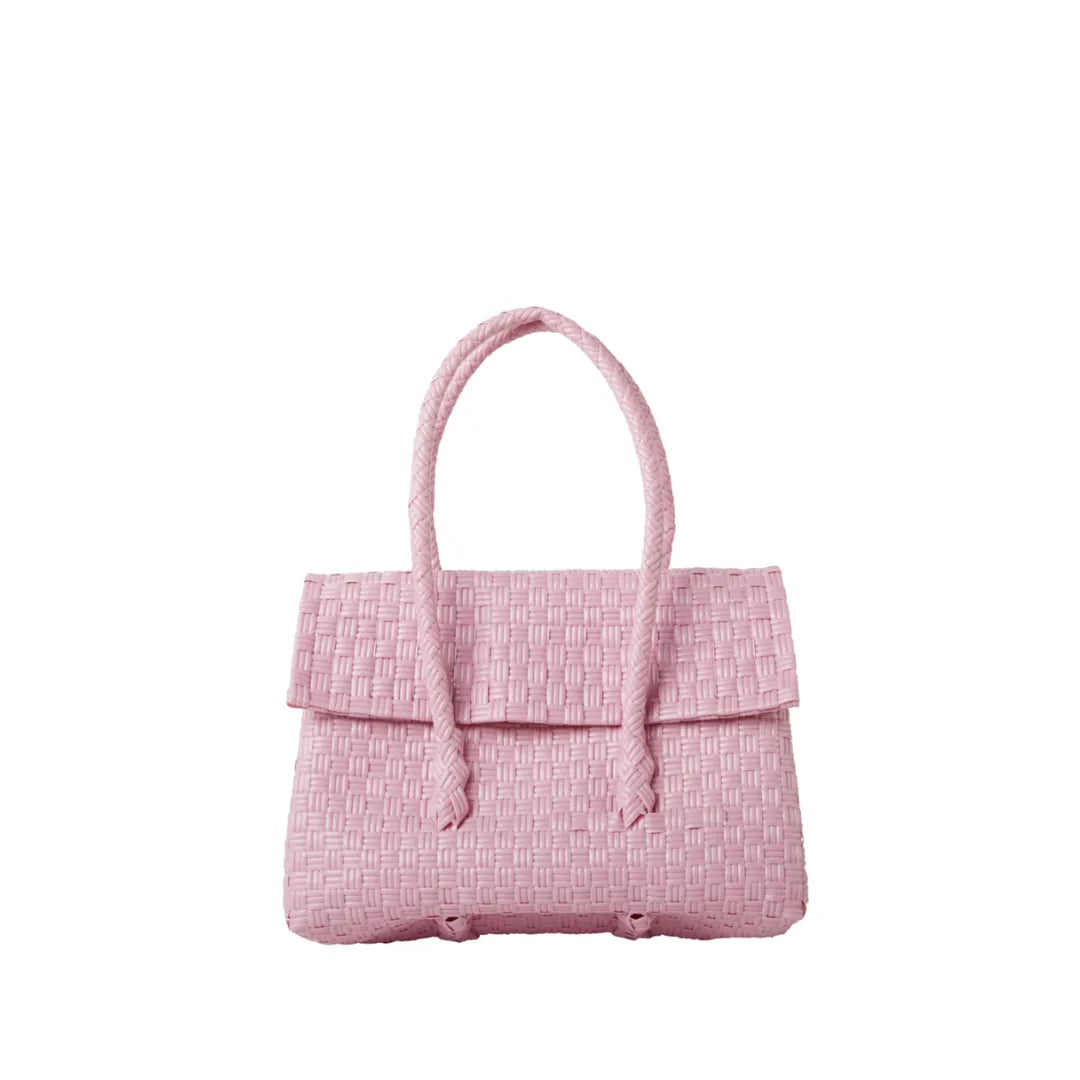 Mini Kelly Handwoven Handbag ·  Recycled Plastic