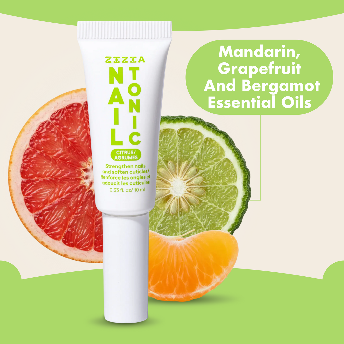 Nail Tonic Trio (Unscented, Citrus + Forest)