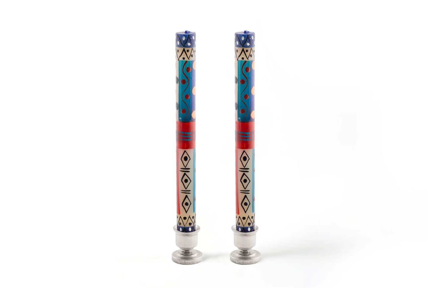African Sky Painted Candles